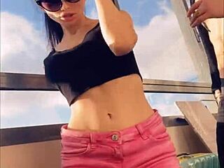 whoa sasha rose stripping sexy can you handle her juicy tease?!