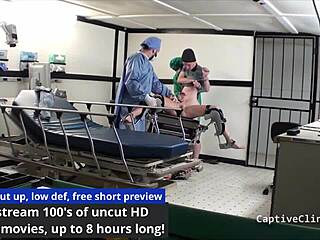 Experience the bold latex nurse ami rogue's deepthroat gagging on patient cock backstage!