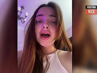damn excellent student kristinanice orgasms first time fingering big tits closeup