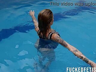 ashlee rose teases in romantic underwater dress