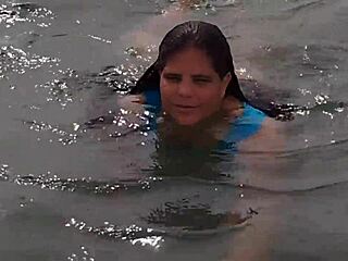 gorgeous colombian beach gordita flaunts her massive latina ass shaking tattooed curves begging for pov pounding