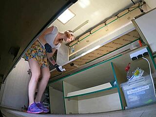 hey dumb bitch, did you forget the hidden cam catches your shaved pussy upskirt after food truck shift?