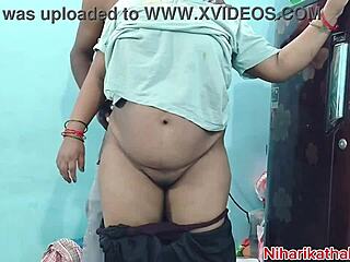 he finally fucks his new indian maid doggystyle creampie squirting on her pussy