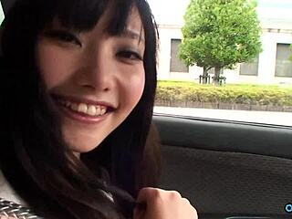 what if cute hairy asian teen fingers herself then blows cock in public car?