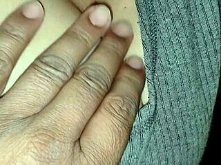 i felt step bro rub my dripping pussy lips then rip clothes for deep anal creampie on bed