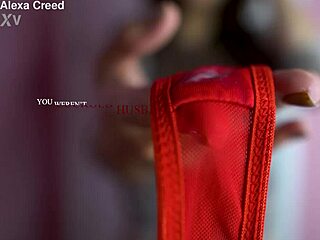 caged hubby watches goddess tease with dirty femdom talk