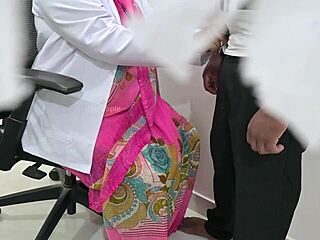 Telugu Nurse Inspects Patient's Huge Dick in Clinic Exam!