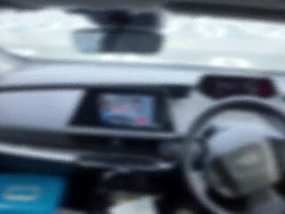 Shaved Japanese Milf Creampied Hard in Shopping Center Car Sex