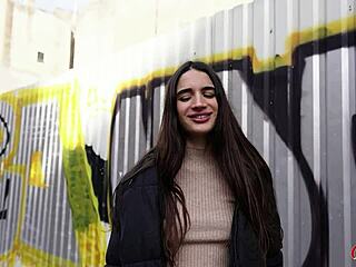 german scout candie luciani slim french teen eyes roll in orgasm during rough casting fuck doggystyle riding