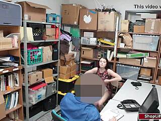 thief's seductive office encounter overwhelms store officer's control