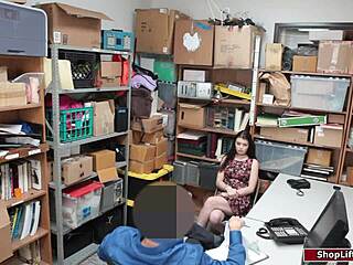 thief's seductive office encounter overwhelms store officer's control