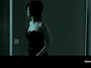 juliette binoche's big tits bounce as she gives a sloppy blowjob!