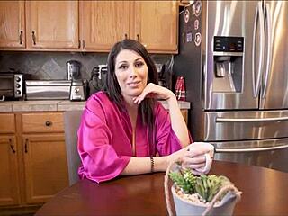 Quarantined with Horny Step Aunt Makayla Cox Teasing Riding Creampie Doggystyle Bedroom