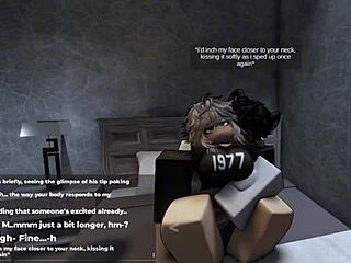 shy roblox cutie turns total slut fucking her big ass when super horny