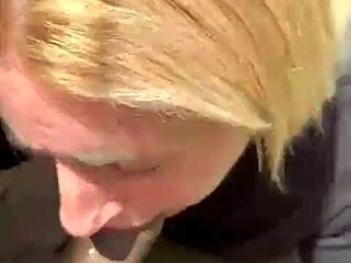 Blonde craves every drop sucking deep for cum in mouth addiction rush