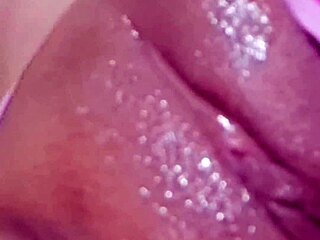 colombiana neighbor in shorts massages her huge natural tits and big ass with dildo