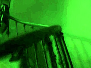 demi blue stuffs stiff cock deep in milf asshole bent over