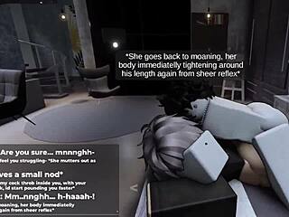 shy roblox cutie turns total slut fucking her big ass when super horny