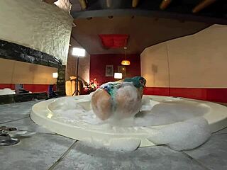 mia niqab takes cock from pussy straight to mouth while bent over in jacuzzi