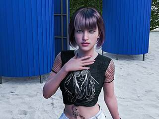 Milfs of Sunville 2 Gameplay Features Big Tits Milf Bent Over Doggystyle Beach Sex Part 54