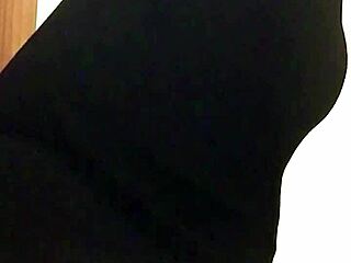 peruvian milf angel lima masturbates big tits and ass in public bathroom