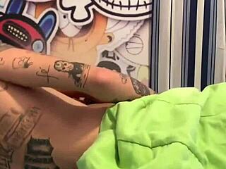 my first gay porn vid with this sexy tattooed teen cock pov 😏🍆💦
