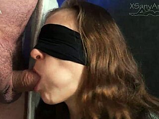 game of taste turns into sloppy deepthroat blowjob and face fucking cum in mouth challenge