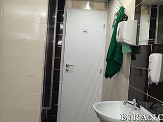 two hung guys team up with big titted jennifer mendez for bisexual mmf anal riding and cumshots