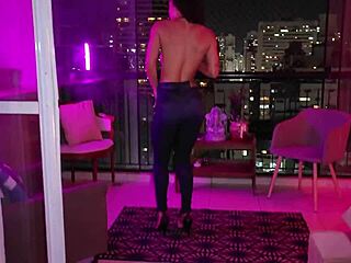 curvy latina wife dances seductively in lingerie before wild doggystyle pounding and orgasm