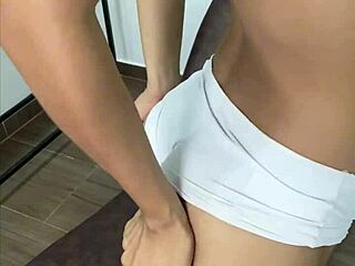 Naughty Petite Latina Teen Masturbates Her Pretty Pussy Solo