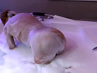 at motel bikini jacuzzi tease makes stepbro jerk watching me