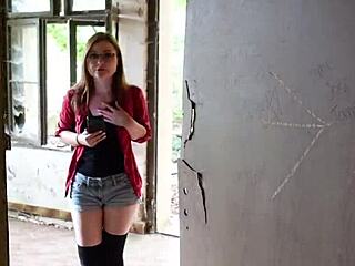 Petite German Emily's Halloween Roleplay Turns Into Stranger Seduction Fuck