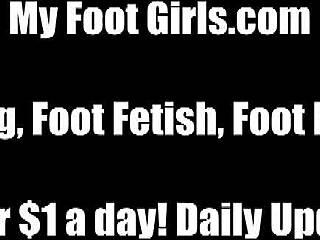 lorianna sneakily sucks shilos toes in footjob fetish heels