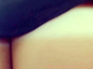 PREGNANT HOUSEWIFE TEASES WITH BIG NATURAL TITS THEN RIDES MASSIVE COCK WHILE COOKING!