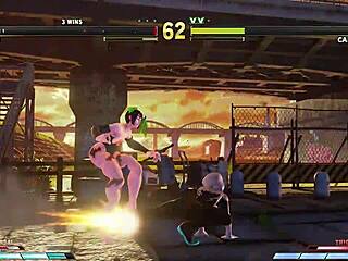 Juri han's barefoot legs crush cammy in this sexy skin showdown?