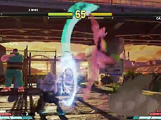 Juri han's barefoot legs crush cammy in this sexy skin showdown?