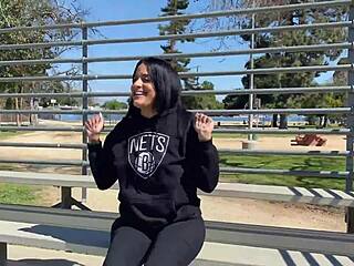 Yolanda Yamz Curvy Brunette Milf Takes Rome Major's BBC Park Pounding Doggystyle Outdoor