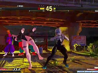 Juri han's barefoot legs crush cammy in this sexy skin showdown?