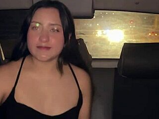 dirty latina driver takes my raw creampie deep inside her curvy college pussy no condom needed