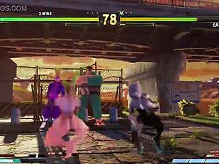 Juri han's barefoot legs crush cammy in this sexy skin showdown?
