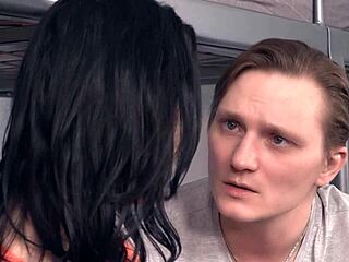 Slovakian Babe Freya Dee Sucks and Fucks Roommate's Huge Cock in Horny Hostel Dorm