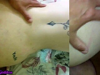 brunette goddess with small tits big ass hairy pussy fucked in socks sneakers