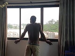 Hey neighbor, your big black cock looks perfect for my shaved pussy—pound me doggystyle outdoors now?