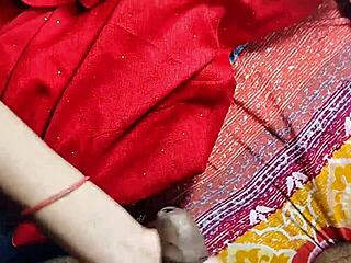 Desi Indian Bride Bhabhi Rides Devar's Cock Hard Anal on Wedding Night