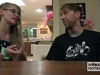 Kyaa begs bryan gozzling to fuck her wet pussy behind the scenes.