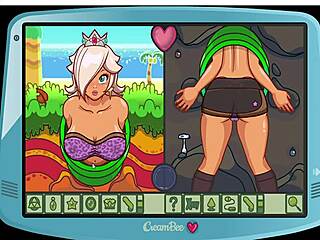Tanned Rosalina Princess Pipe Trapped Hardcore
