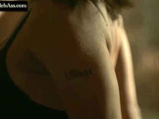 Kaniehtiio Horn's steamy lesbian pussy licking scene from Hemlock Grove grips you tight