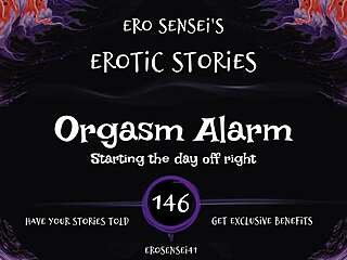 Orgasm Alarm Triggers Intense Erotic Masturbation Audio for Women Only