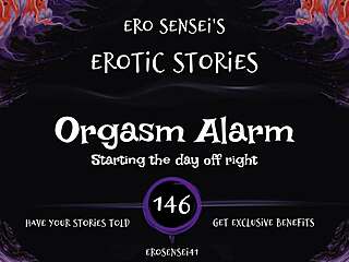 Orgasm Alarm Triggers Intense Erotic Masturbation Audio for Women Only