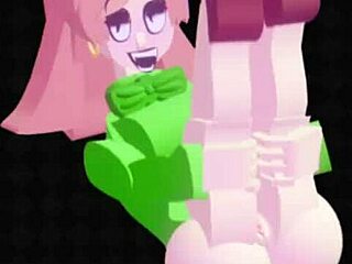 Kinky Teacher Leads Group Banging Game with Students in Cartoon Style
